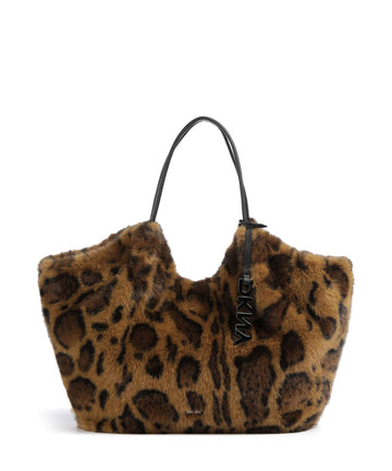 DKNY Paula Commuter Medium Shoppingväska leopard