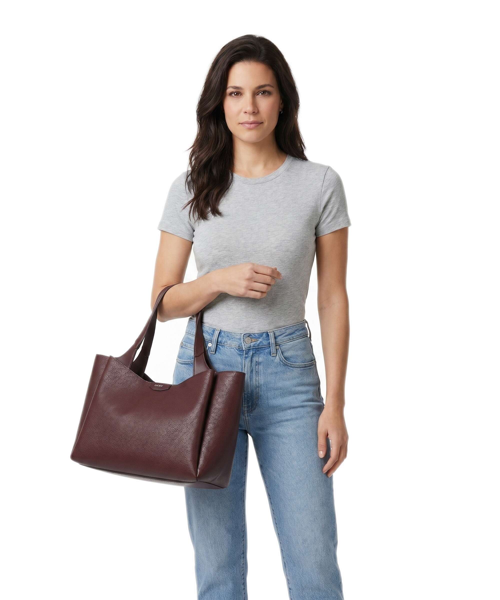 DKNY Willa Tote bag aged wine