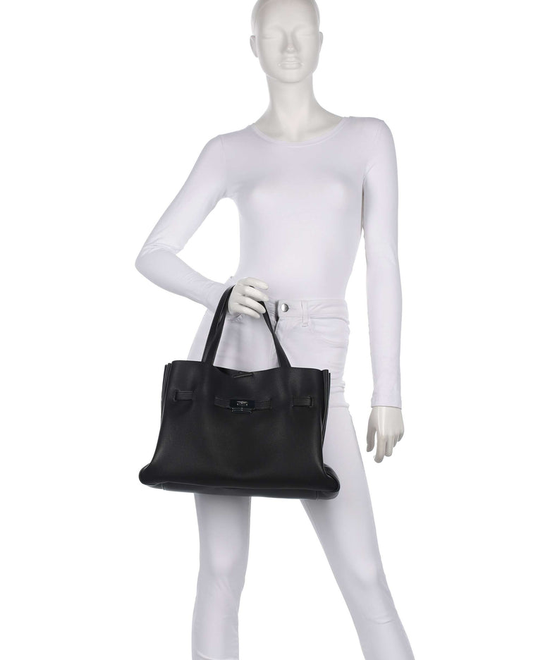 DKNY Bryar Large Handbag black/silver