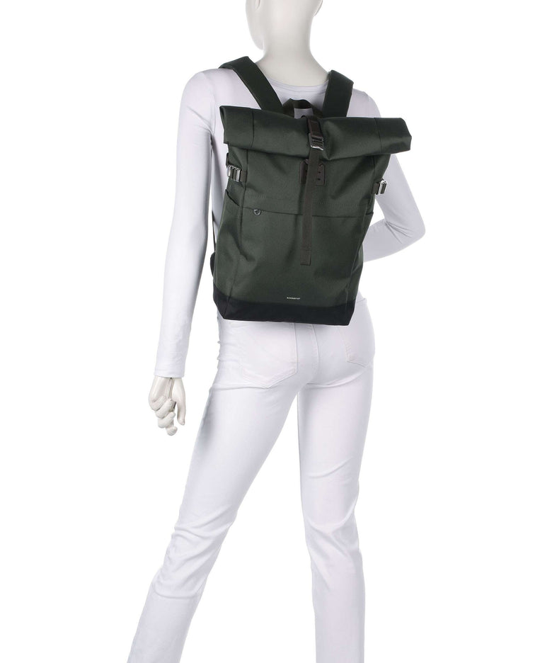 Sandqvist Icon M Rolltop backpack dawn green