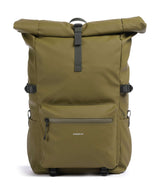 Sandqvist Stream Ruben 2.0 Rolltop ryggsäck moss green