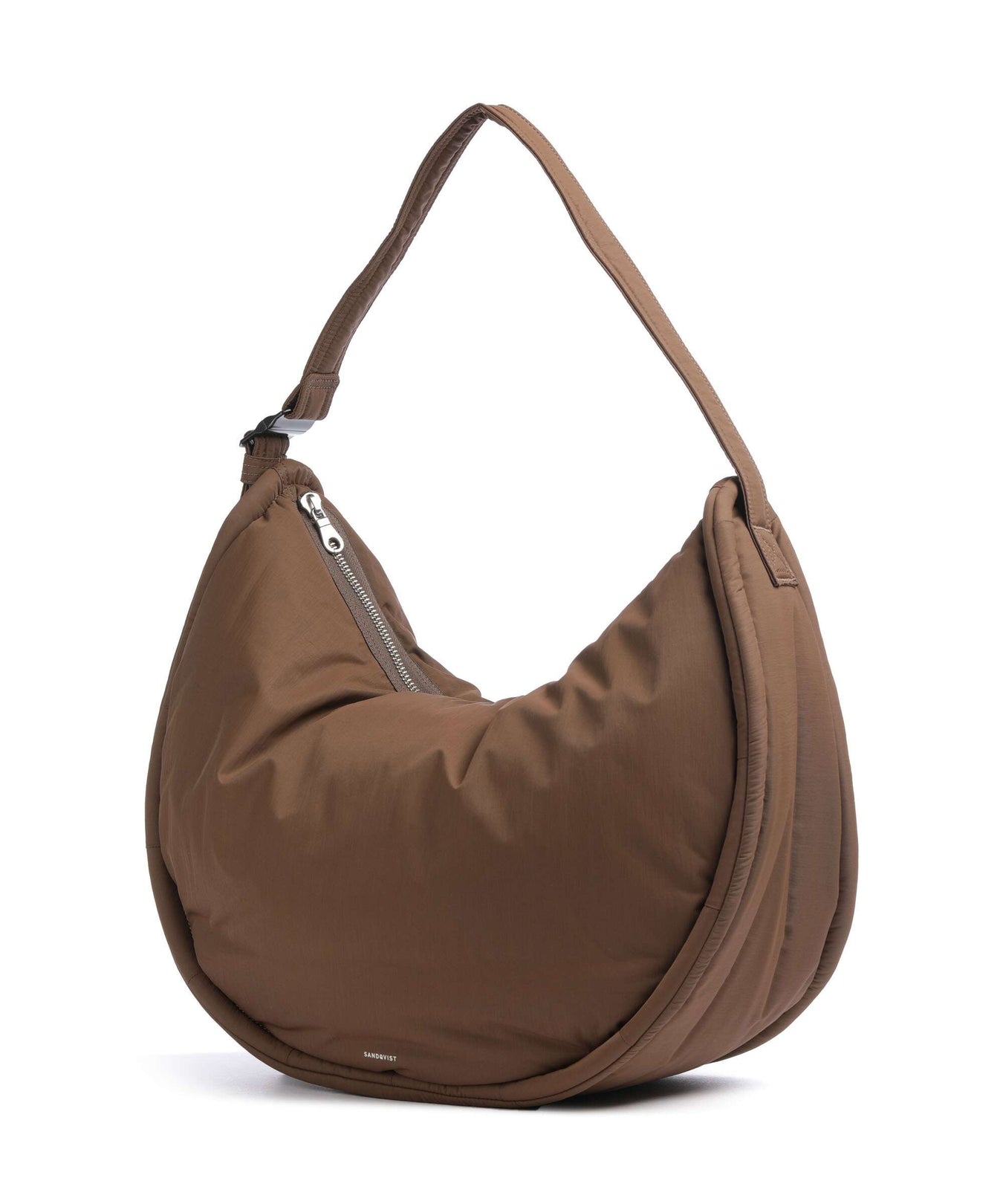 Sandqvist Curve L Hobo bag dark taupe