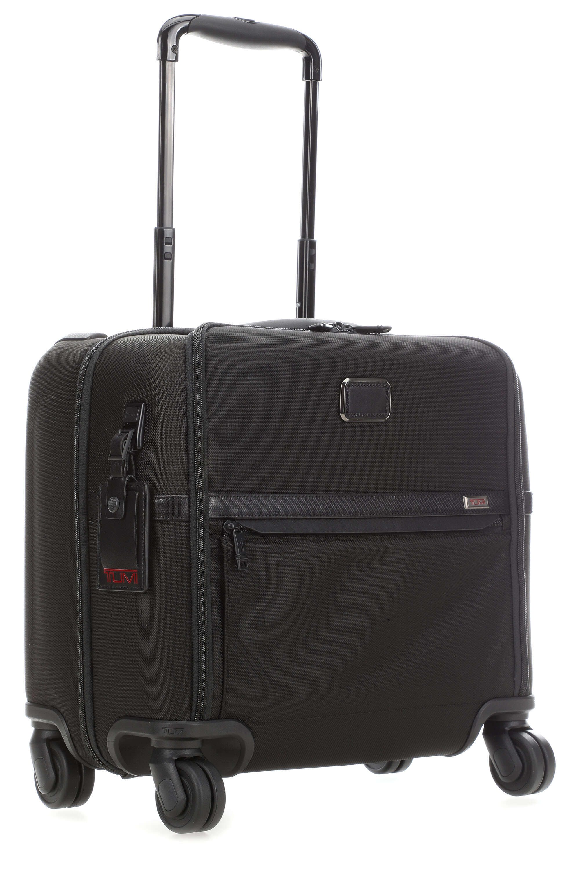 tumi Alpha 3 Compact Rolling briefcase black