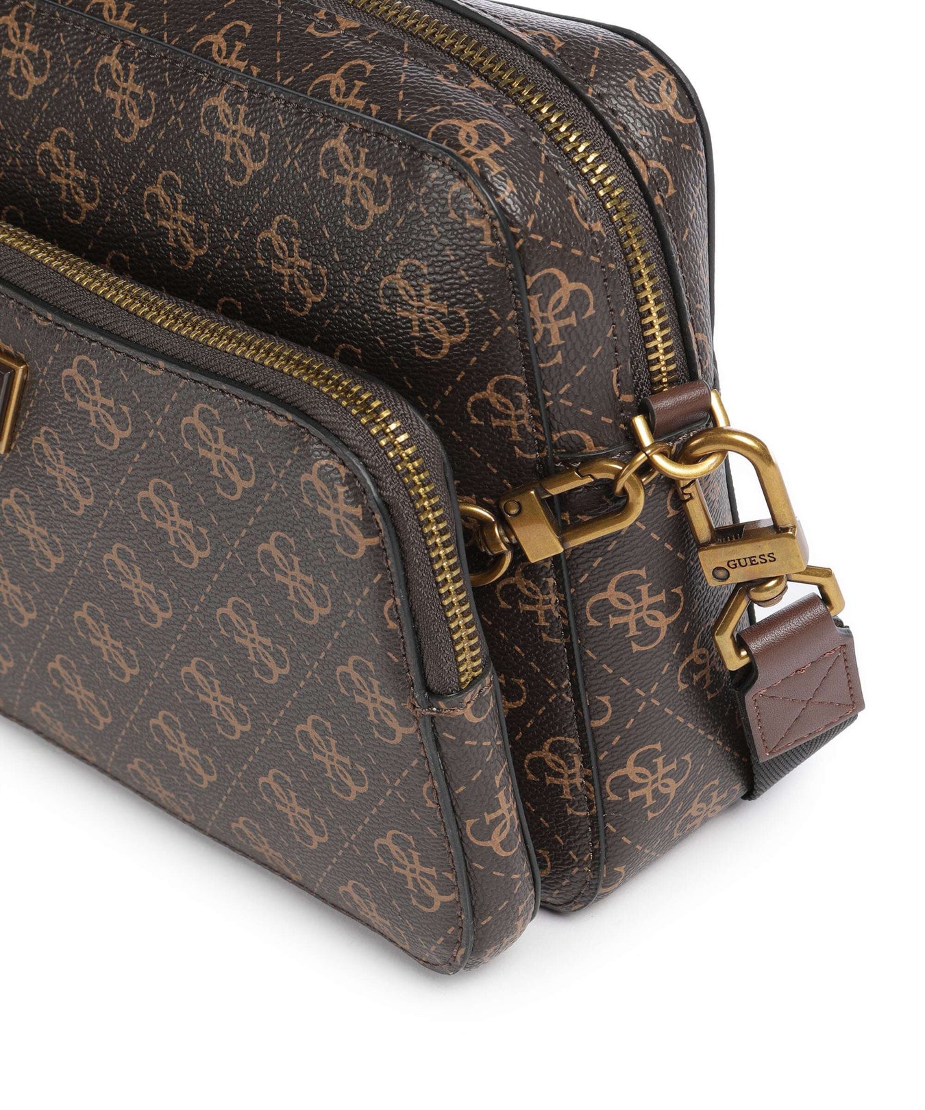 Guess Milano Crossbody bag brown/ochre/burgundy