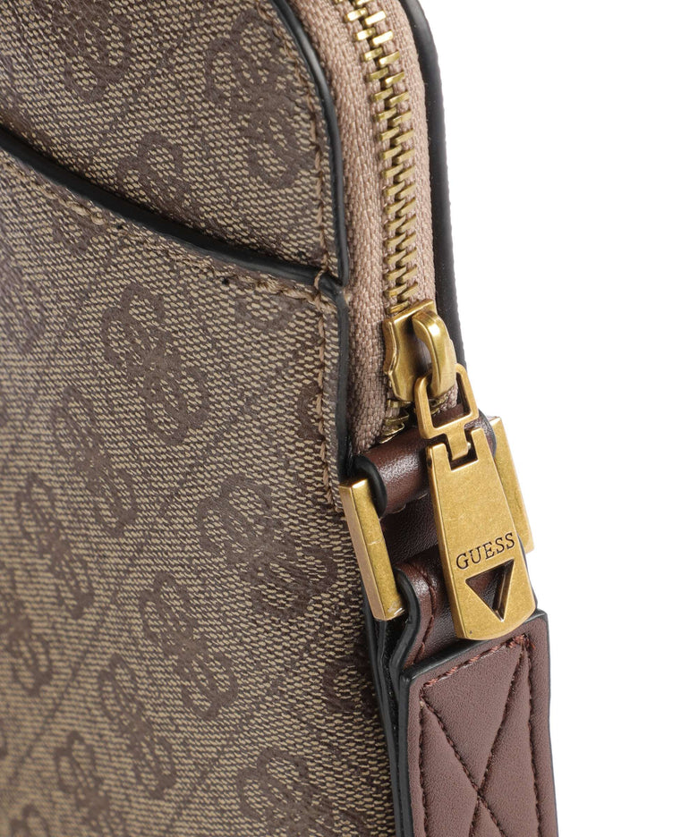 Guess Vezzola Eco Crossbody bag beige/brown