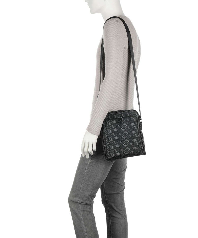 Guess Milano Eco Crossbody bag dark black