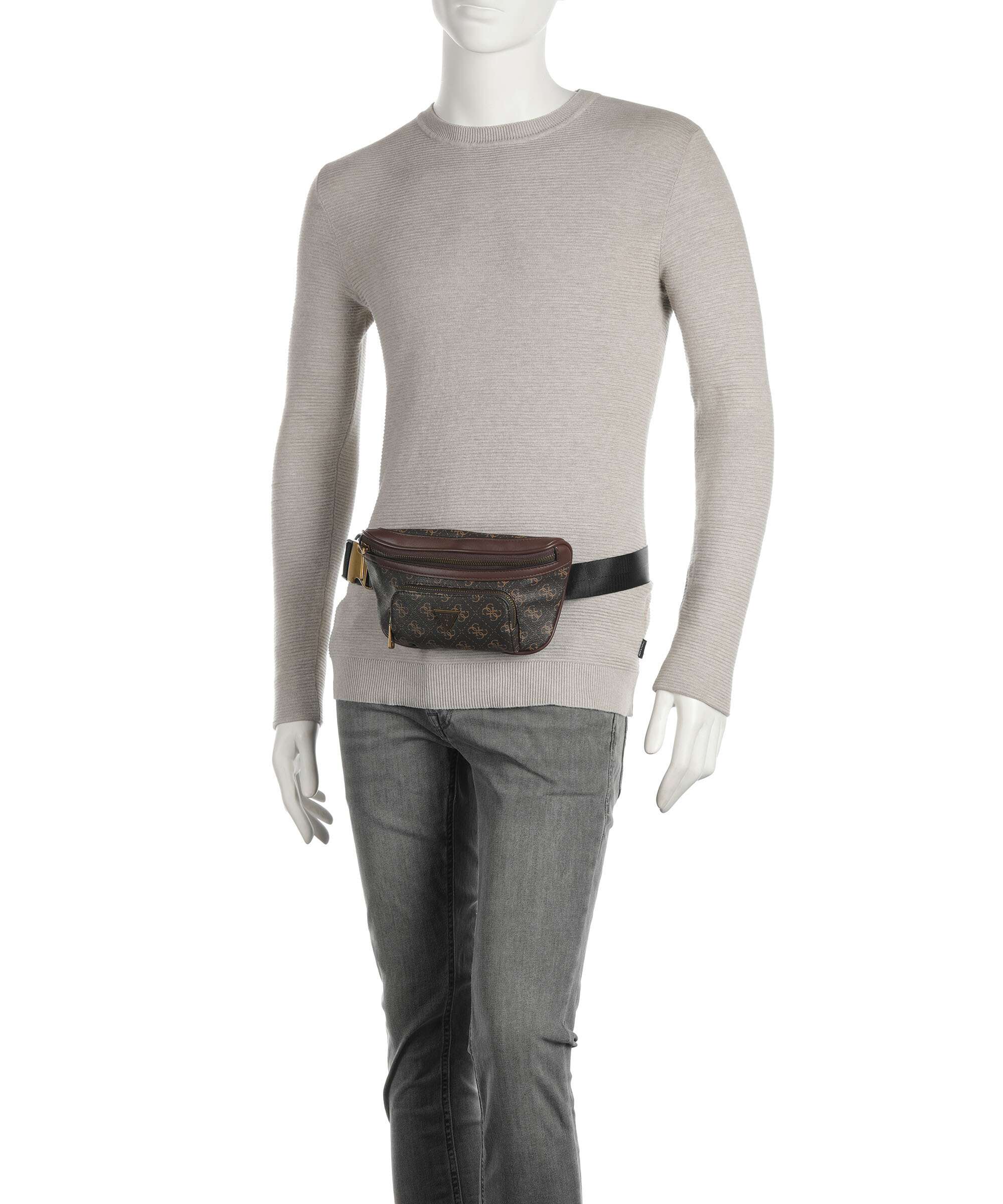 Guess Vezzola Eco Belt bag brown/ochre