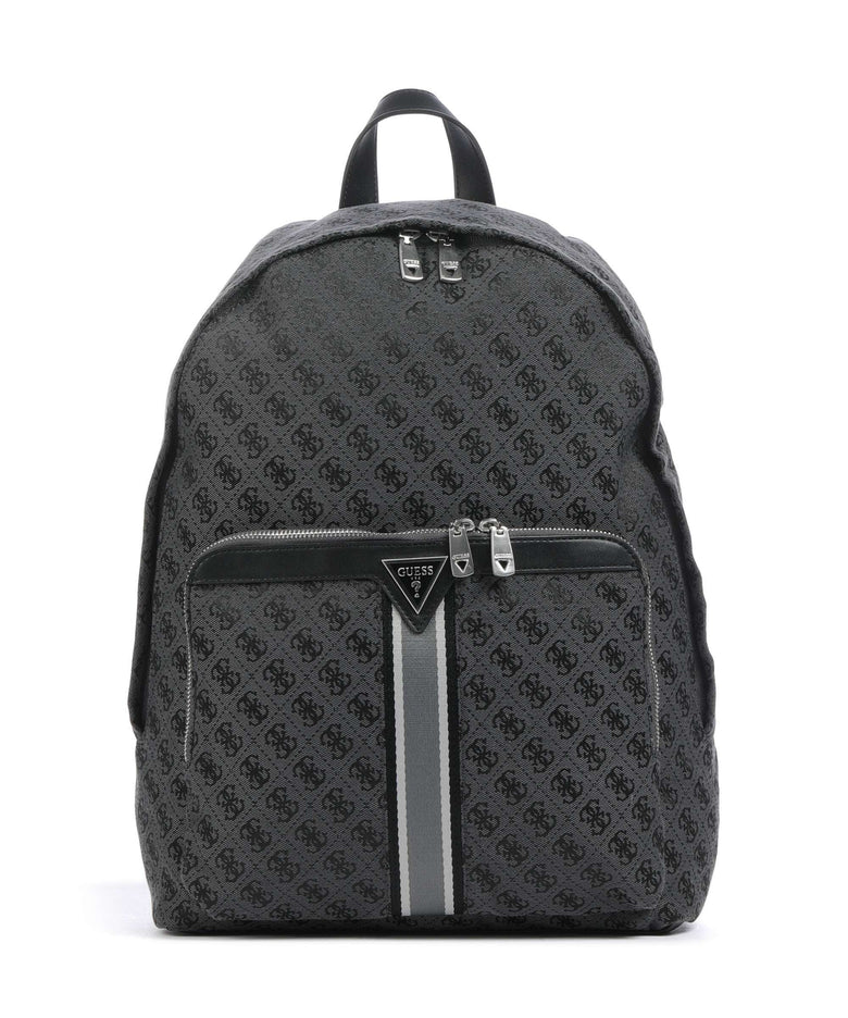 Guess Milano 4G Jacquard Stripe Backpack coal/black