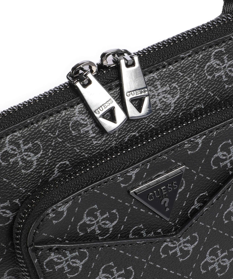 Guess Siena 4G Eco Crossbody bag dark black