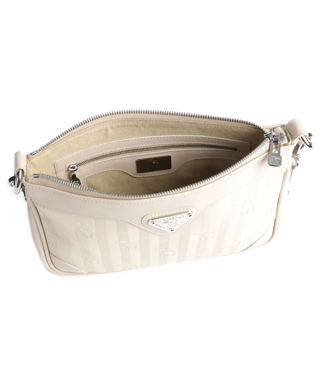 Maison Mollerus Vinerus Flums Crossbody bag pearl weiss