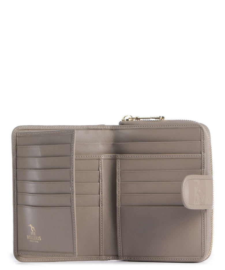 Maison Mollerus Vinerus Saentis Wallet taupe grau