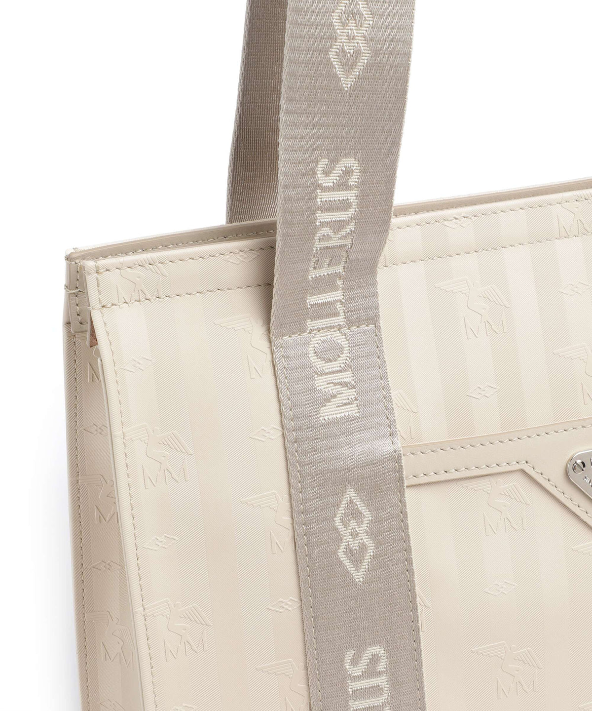 Maison Mollerus Vinerus Berlin Tote bag pearl weiss