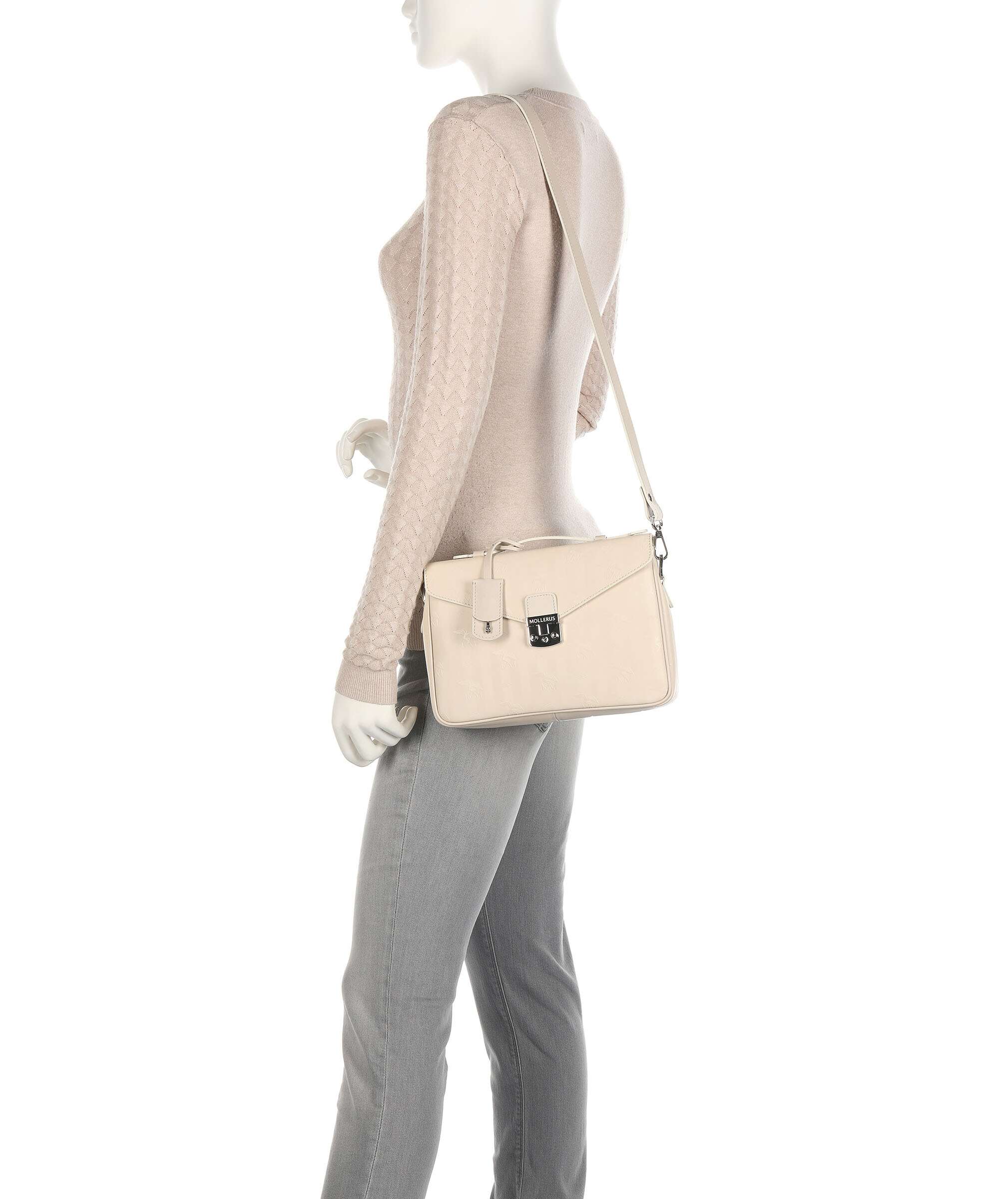 Maison Mollerus Vinerus Marly Crossbody bag pearl
