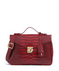 Maison Mollerus Croco Marly Handbag antique rot