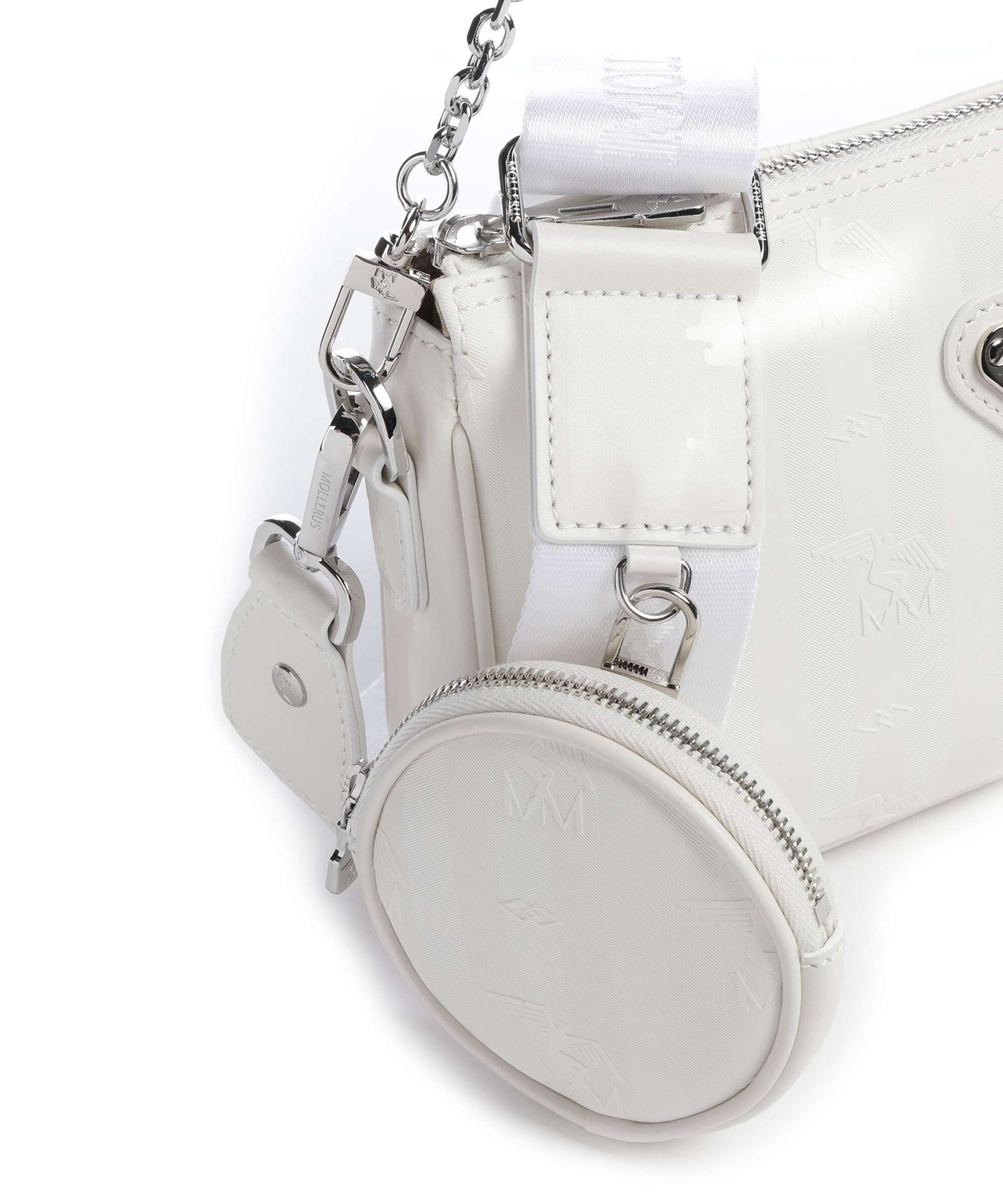 Maison Mollerus Vinerus Zell Shoulder bag snow weiss