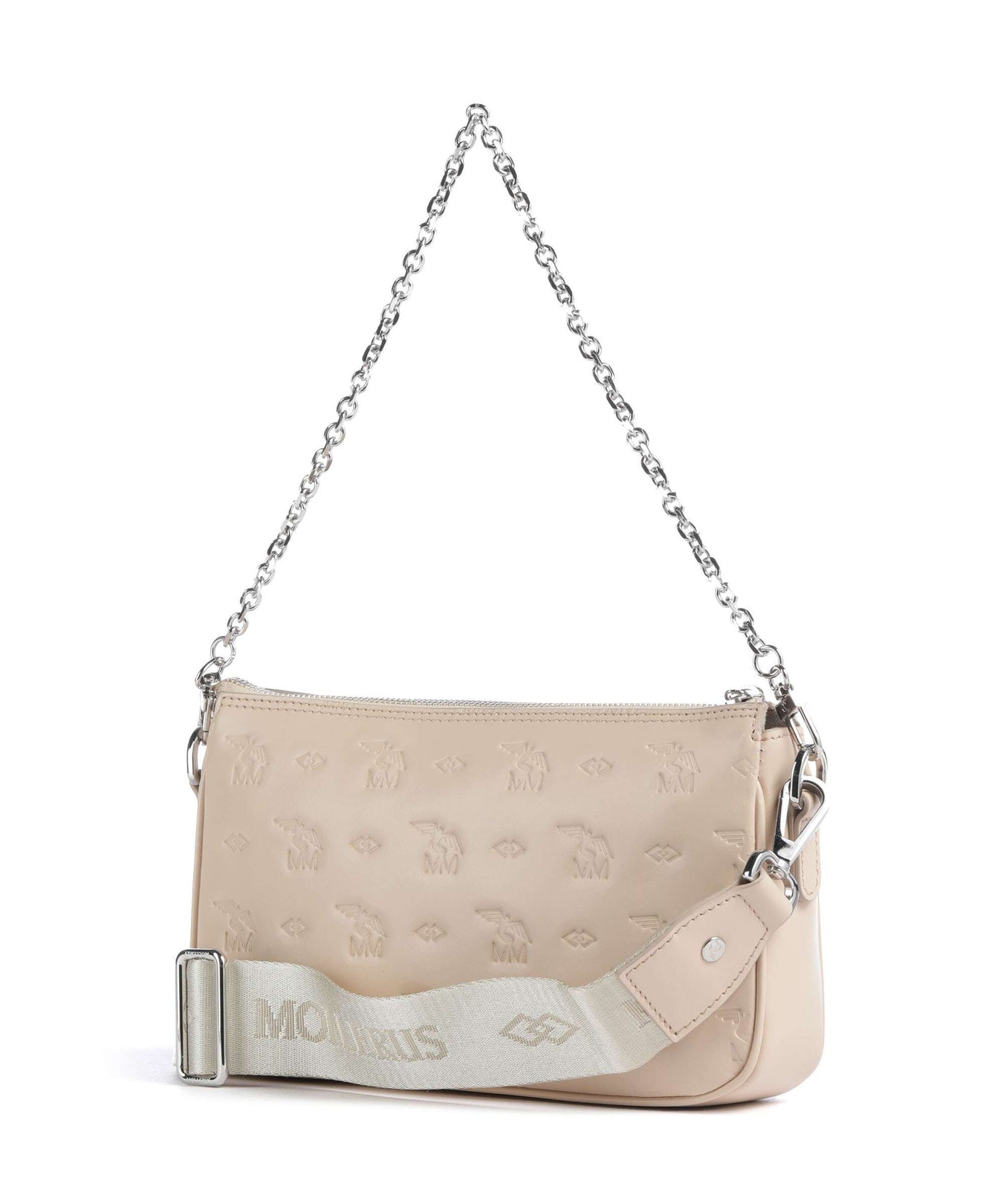 Maison Mollerus Stampato Zell Shoulder bag vanilla beige