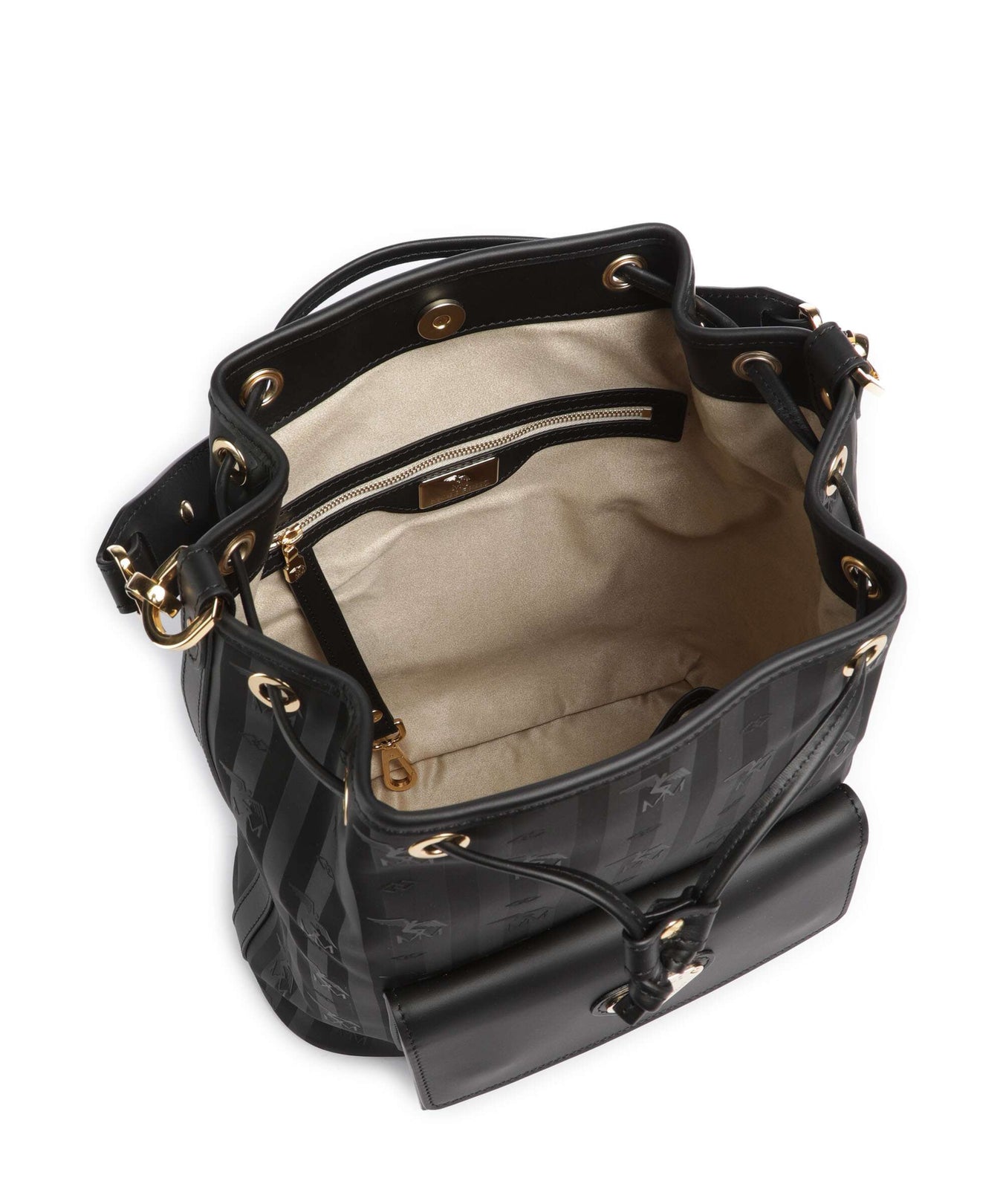 Maison Mollerus Vinerus Nyon Bucket bag classic schwarz