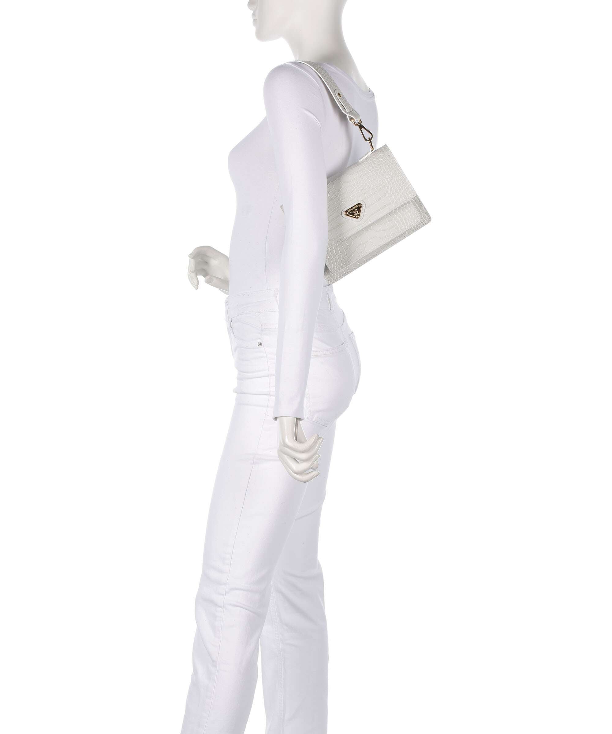 Maison Mollerus Ursy Shoulder bag snow weiss