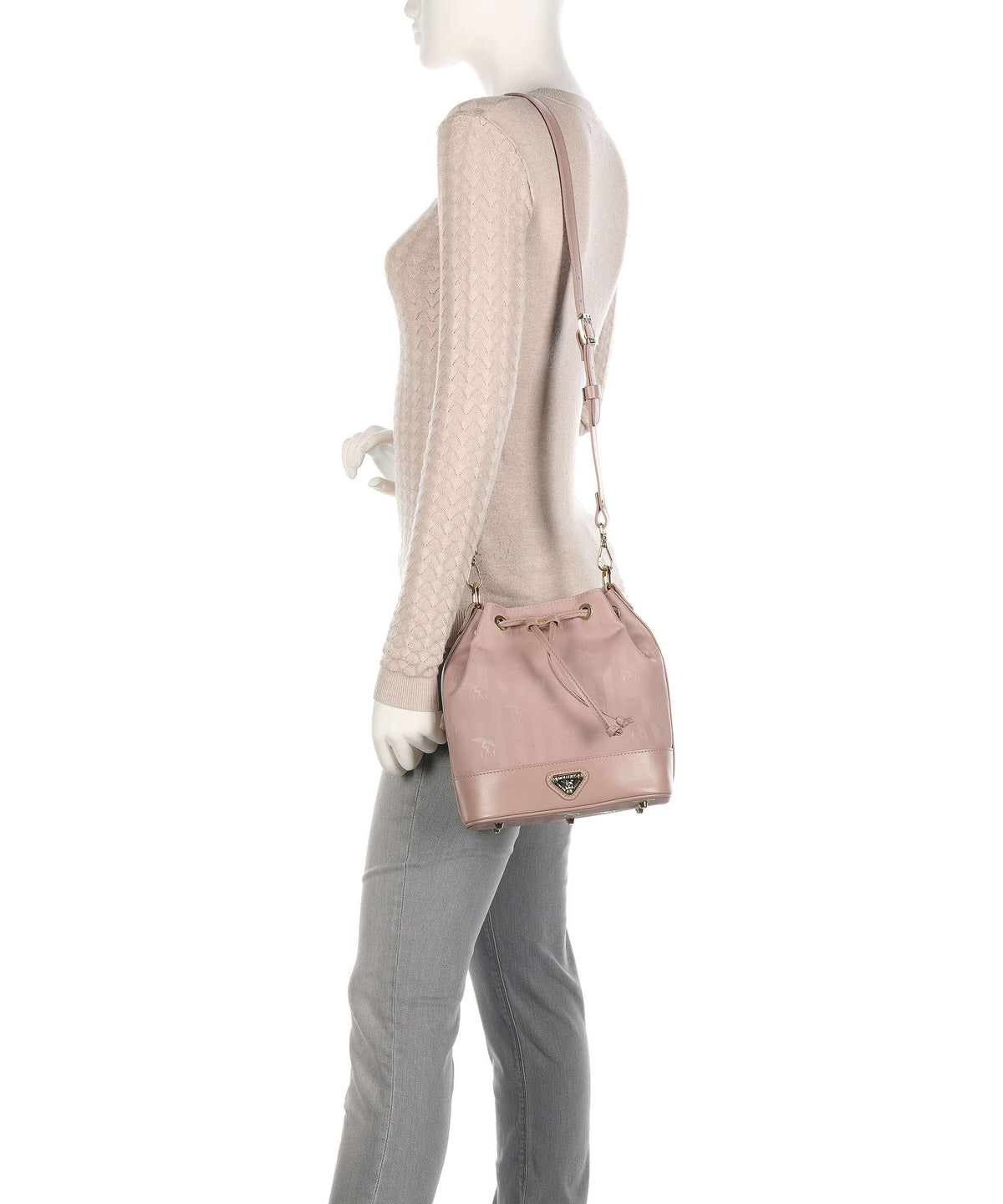 Maison Mollerus Vinerus Sion Bucket bag rosé