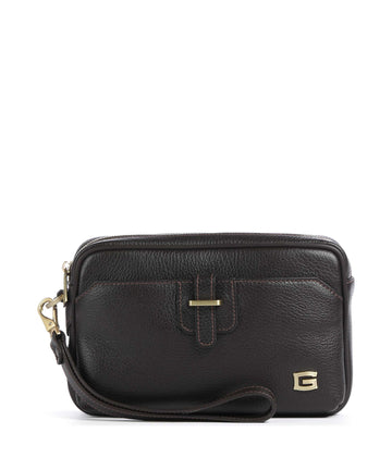 Giudi Handledsväska dark brown