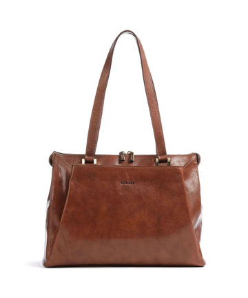 Giudi Crown Shoppingväska brown