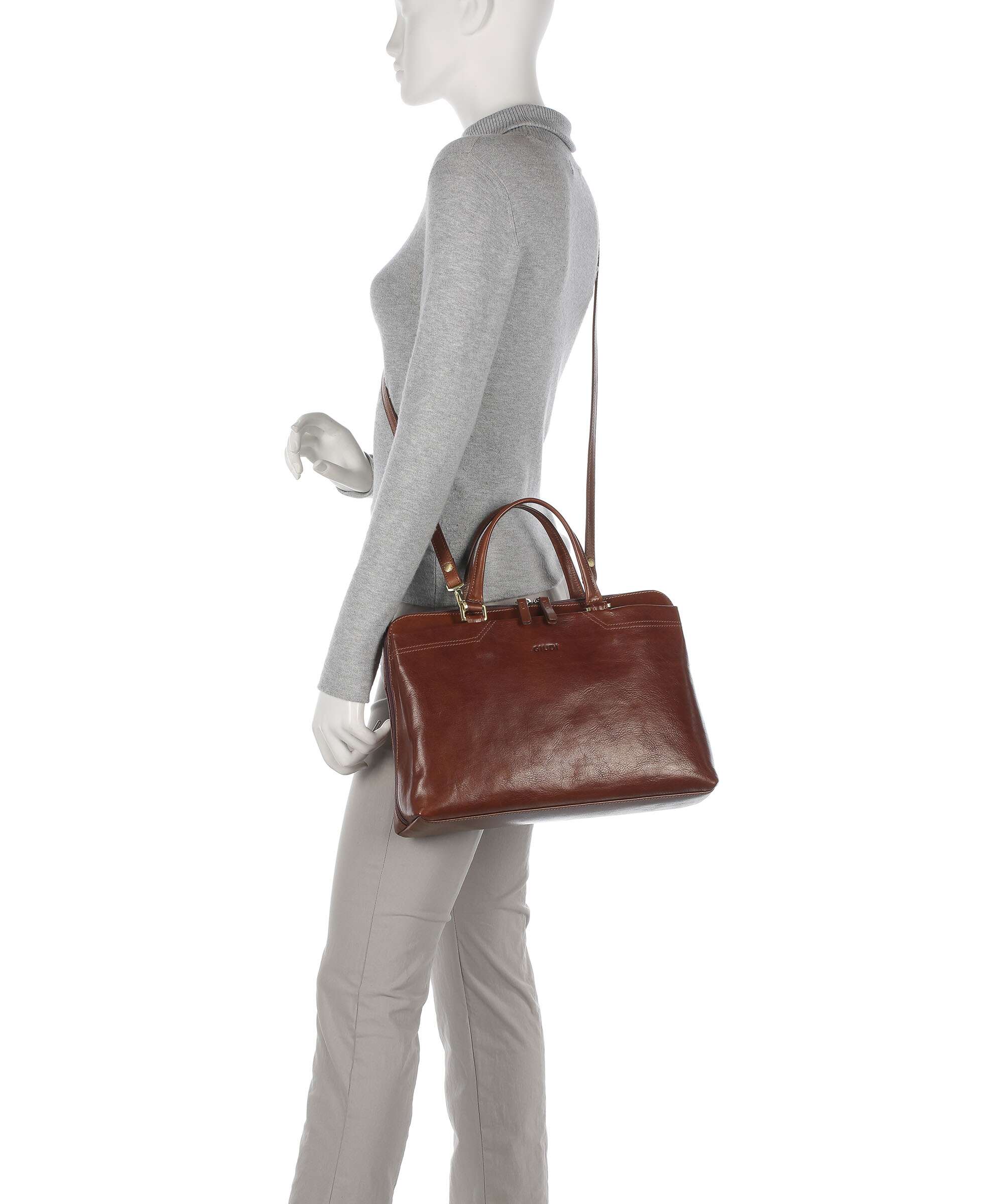 Giudi Soft Handbag brown