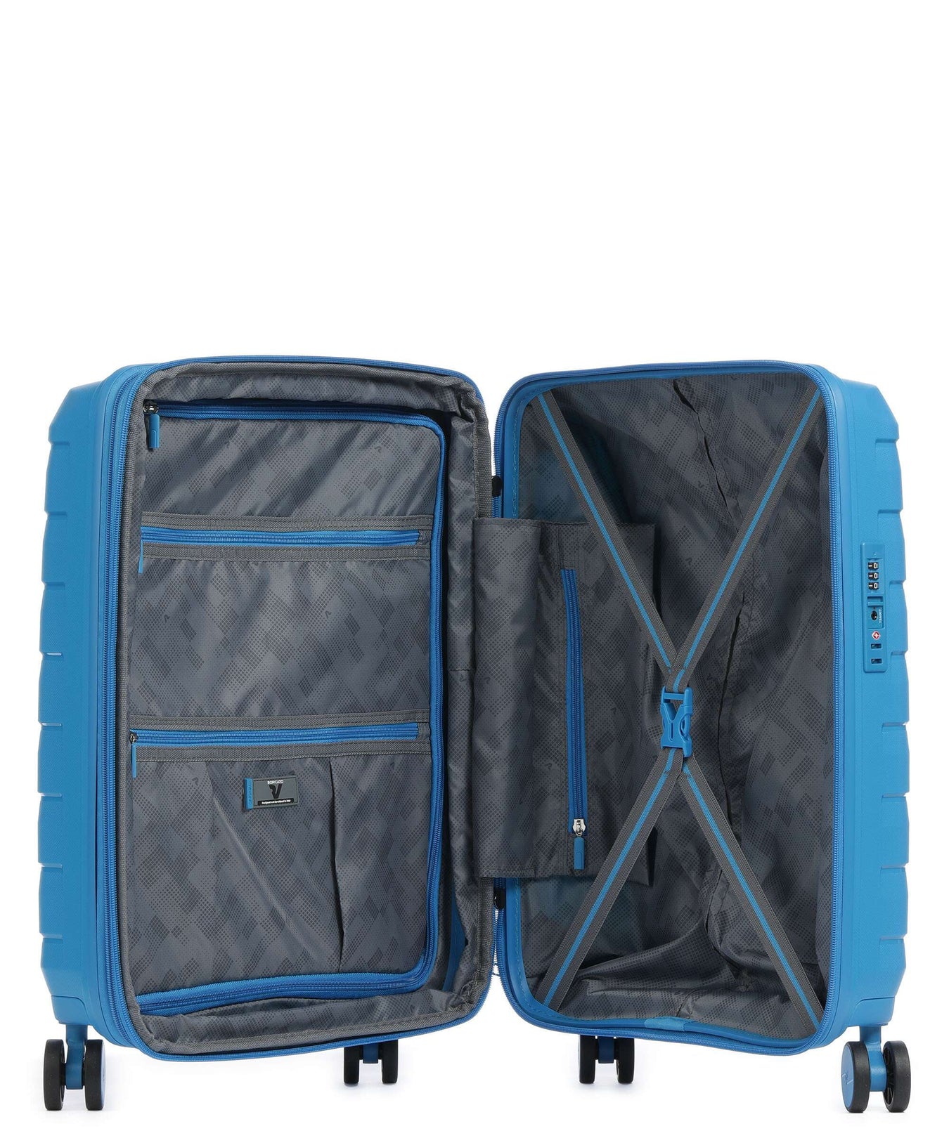 Roncato Skyline 2.0 S Spinner (4 wheels) bluette