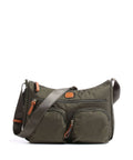 Brics X-Collection Crossbody bag olive