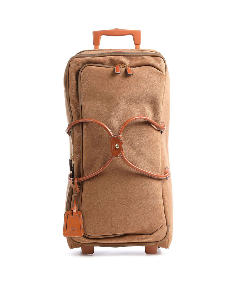 Brics Life Travel bag with wheels camel