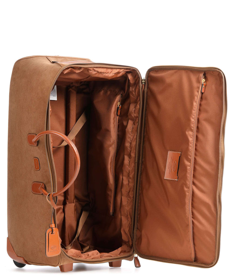 Brics Life Travel bag with wheels camel