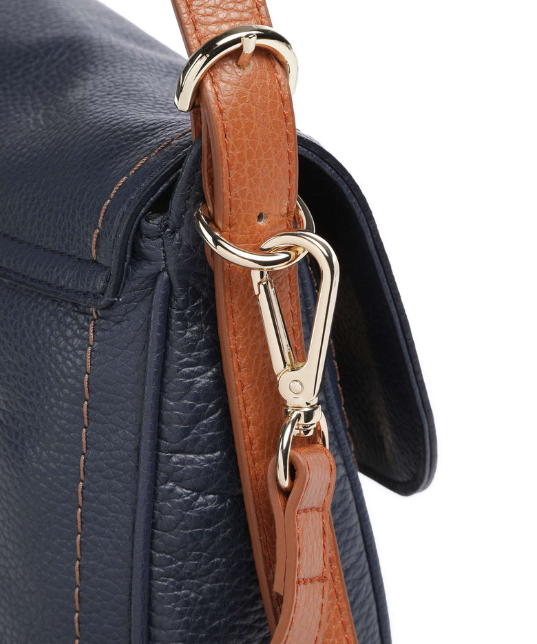 Brics Gondola Stella medium Shoulder bag night blue/caramel