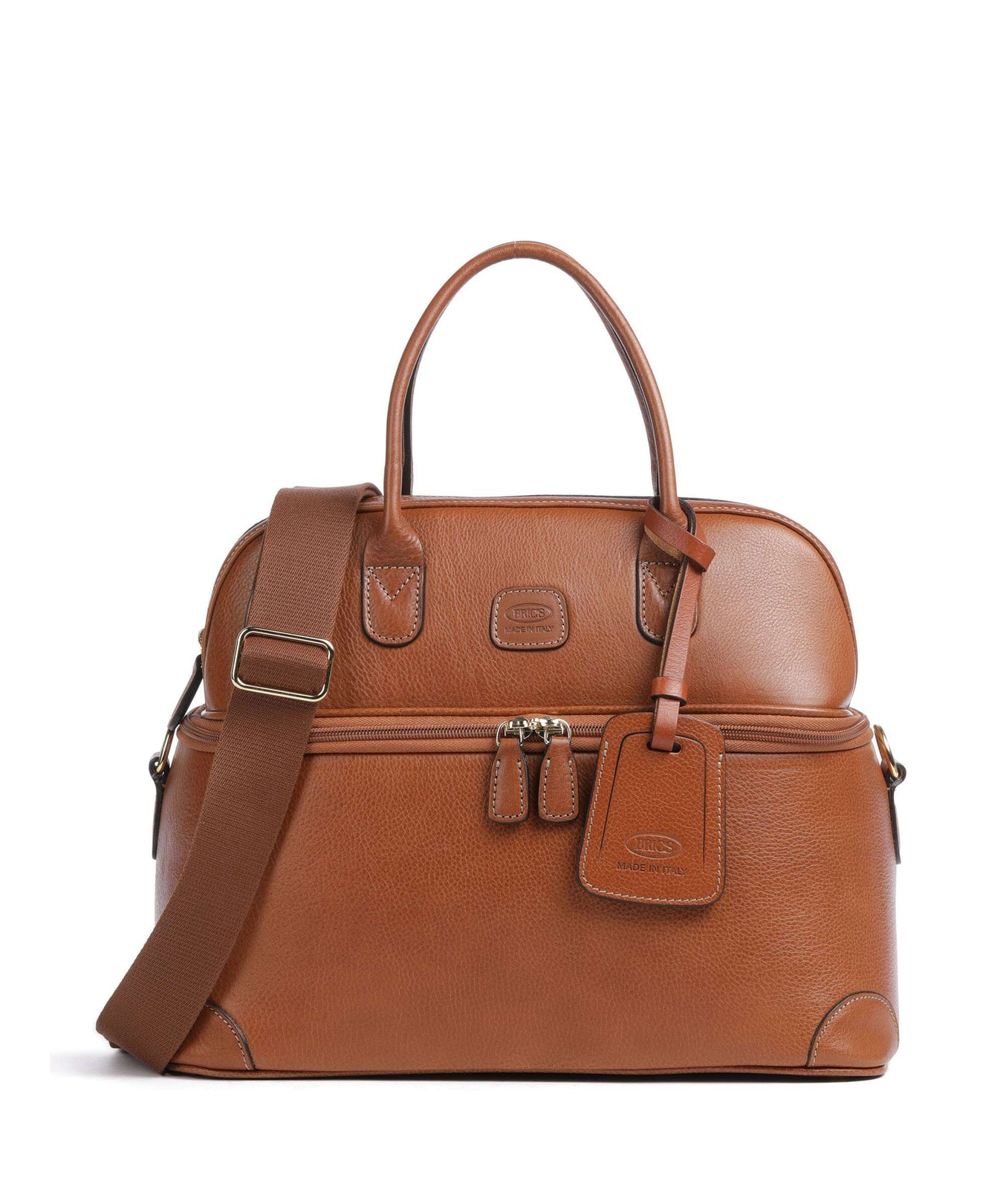 Brics Life Pelle Weekend bag leather