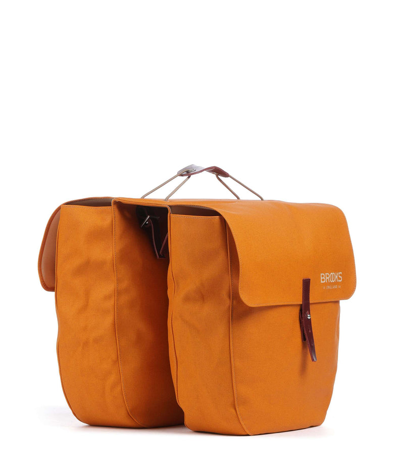 Brooks England Bricklane bike pannier goosebeack/maroon