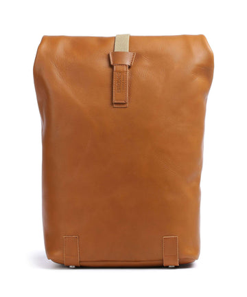 Brooks England Pickwick Leather Small Rolltop ryggsäck cognac