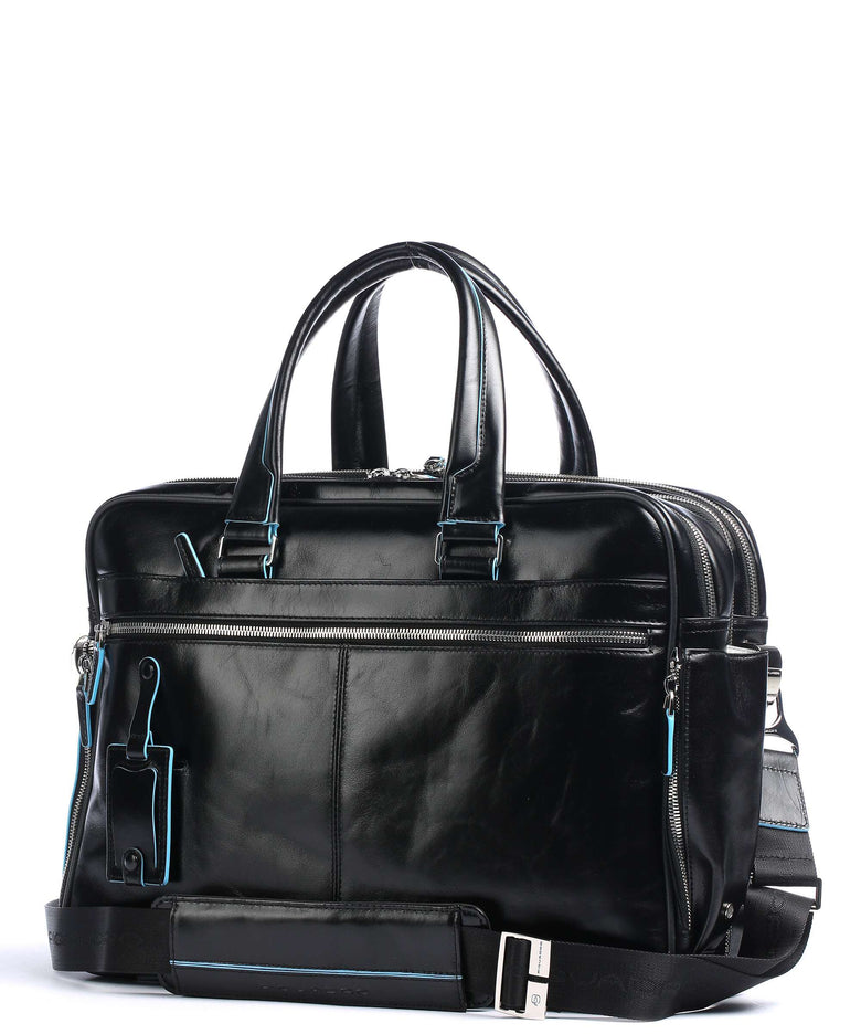 Piquadro Blue Square Briefcase nero