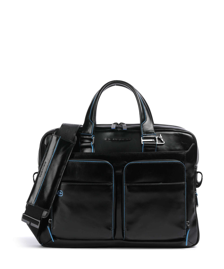 Piquadro Blue Square Briefcase nero