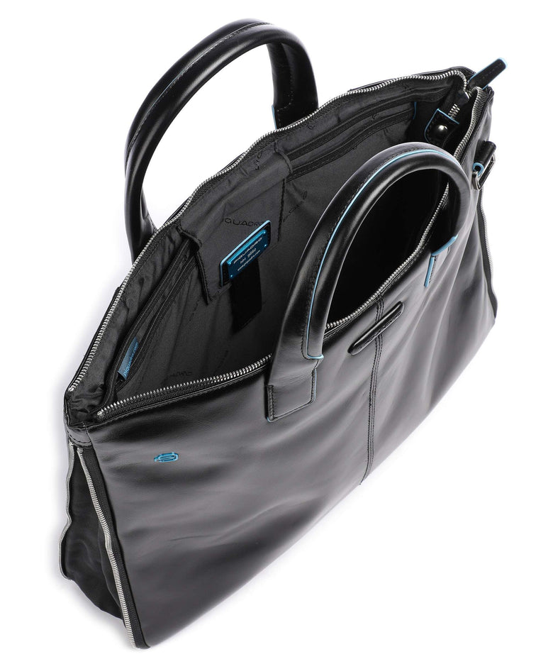 Piquadro Blue Square Briefcase nero