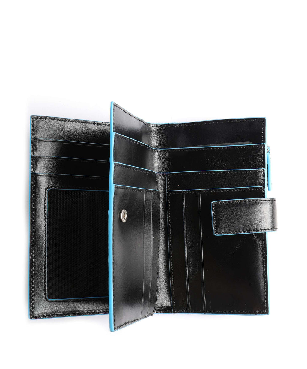 Piquadro Blue Square Credit card holder black