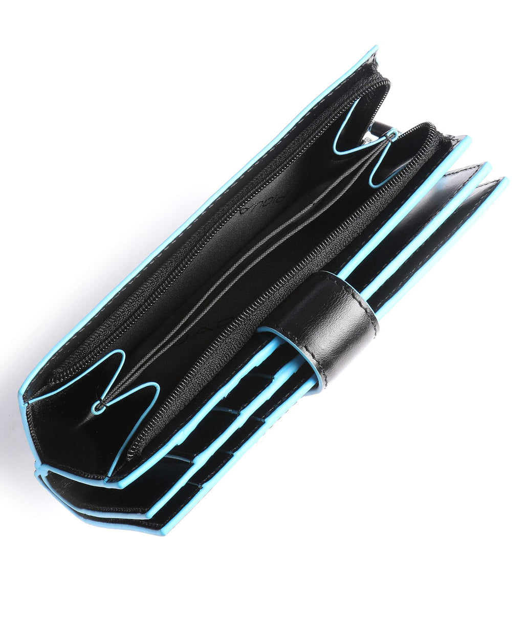 Piquadro Blue Square Credit card holder black