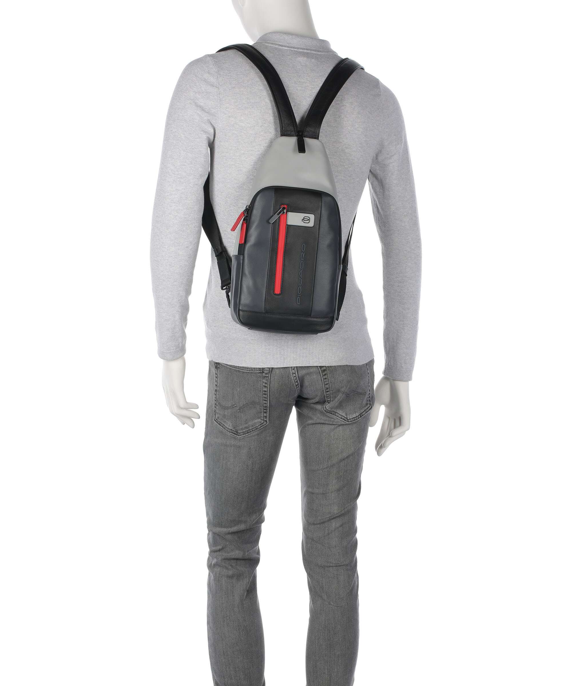 Piquadro Urban Sling bag grau/schwarz