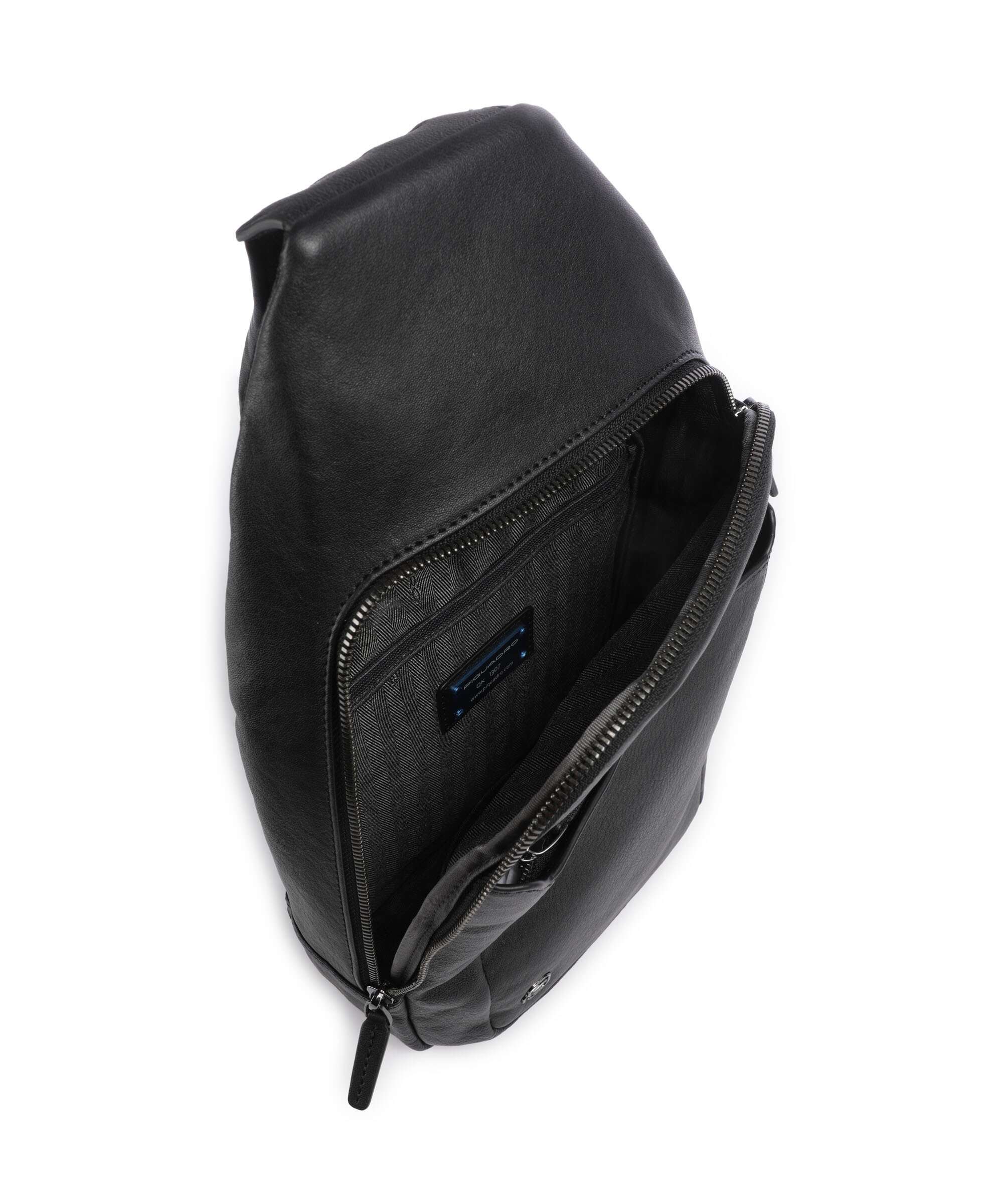 Piquadro Black Square Sling bag nero