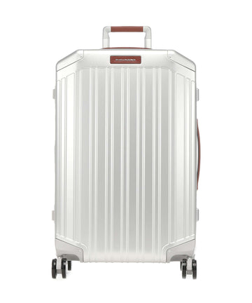 Piquadro Alu Resväska med 4 hjul grey/hide