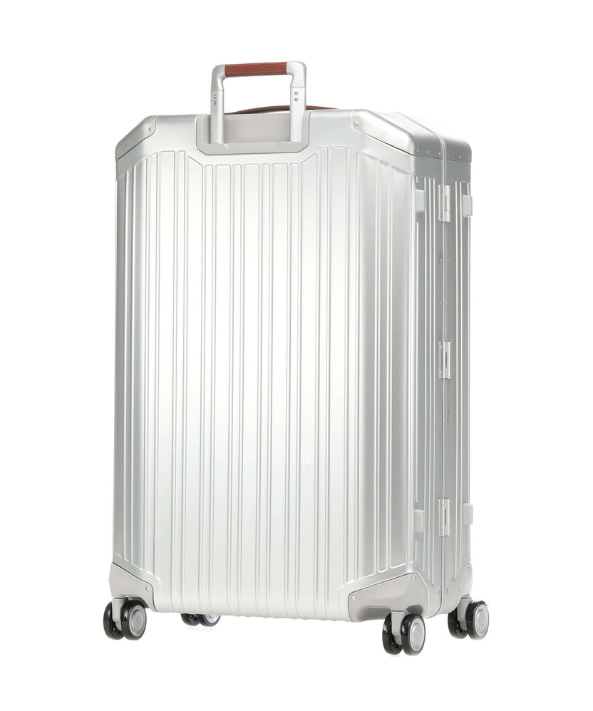 Piquadro Alu Spinner (4 wheels) grey/hide