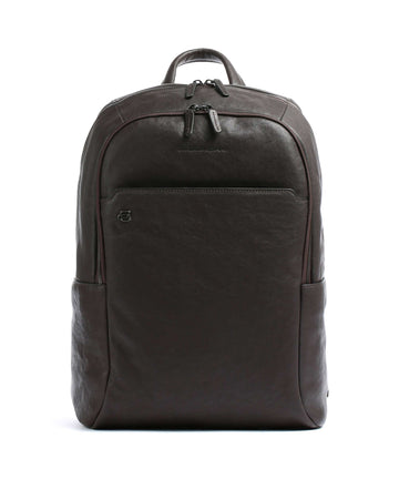 Piquadro Black Square Datorryggsäck dark brown