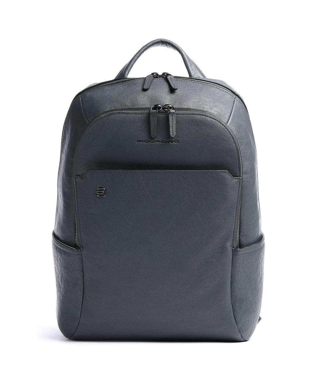 Piquadro Black Square Laptop backpack blue ocean