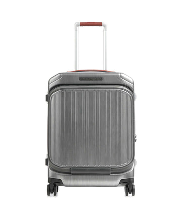 Piquadro PQLM Resväska med 4 hjul black/natural tan