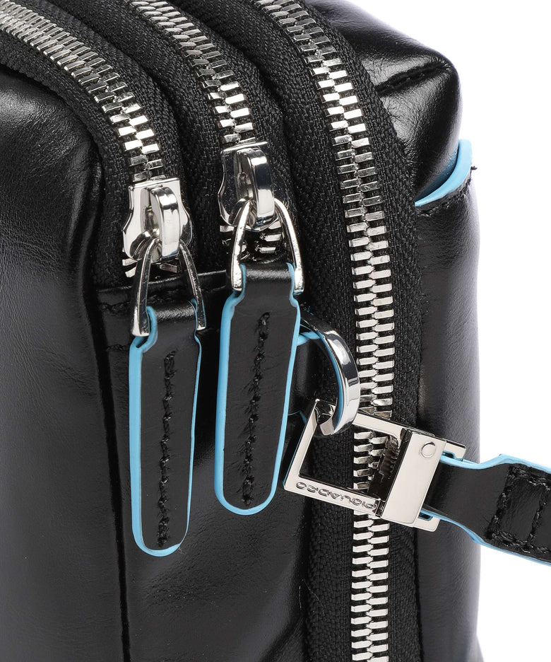 Piquadro Blue Square Wristlet black
