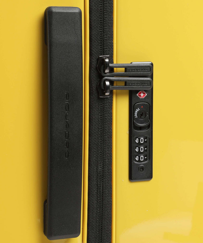 Piquadro Spinner (4 wheels) lemon yellow