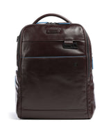 Piquadro Blue Square Revamp RFID Datorryggsäck mahogany