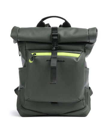 Piquadro Corner 2.0 Rolltop ryggsäck green